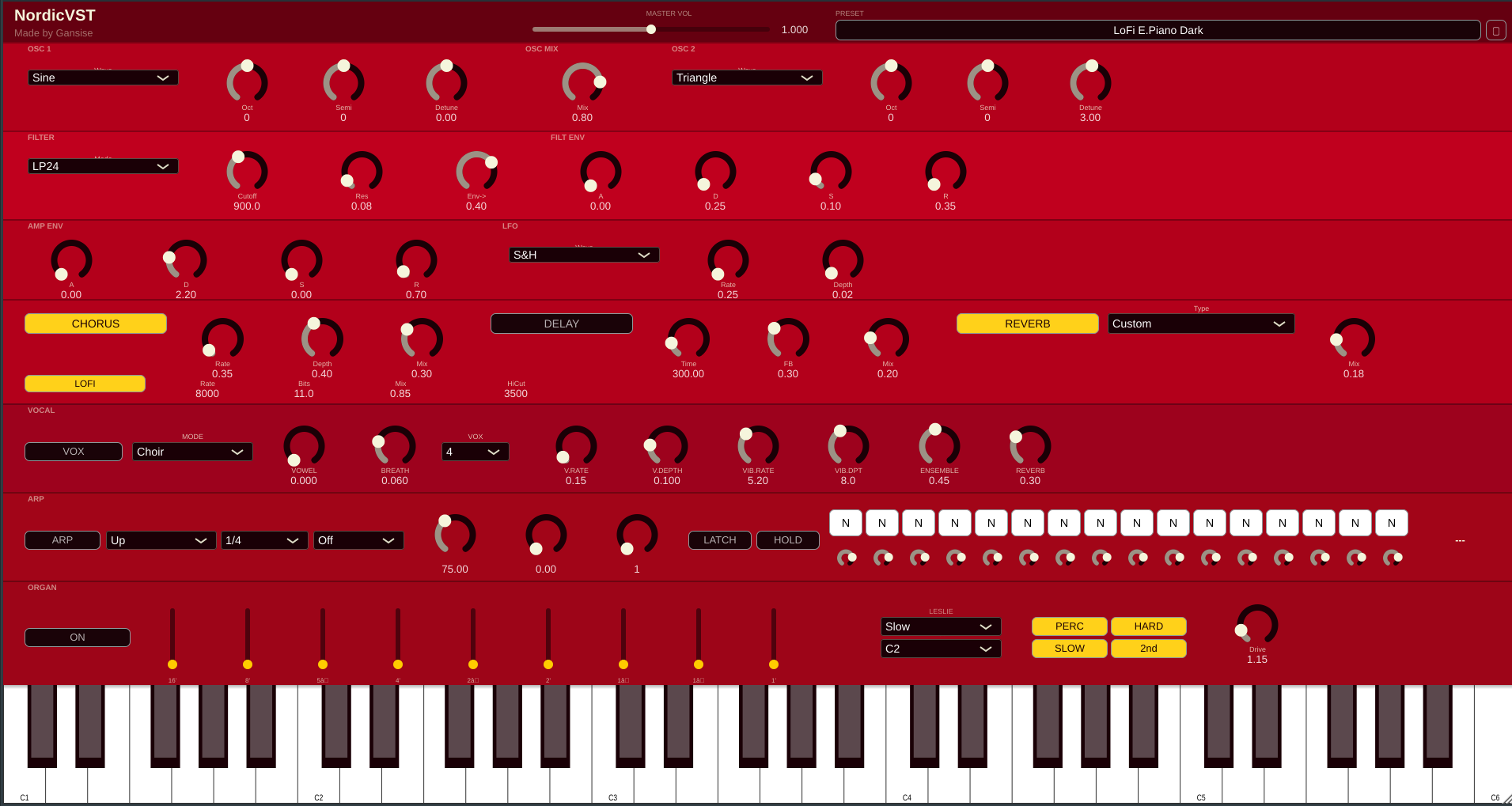 NordicVST VST Interface